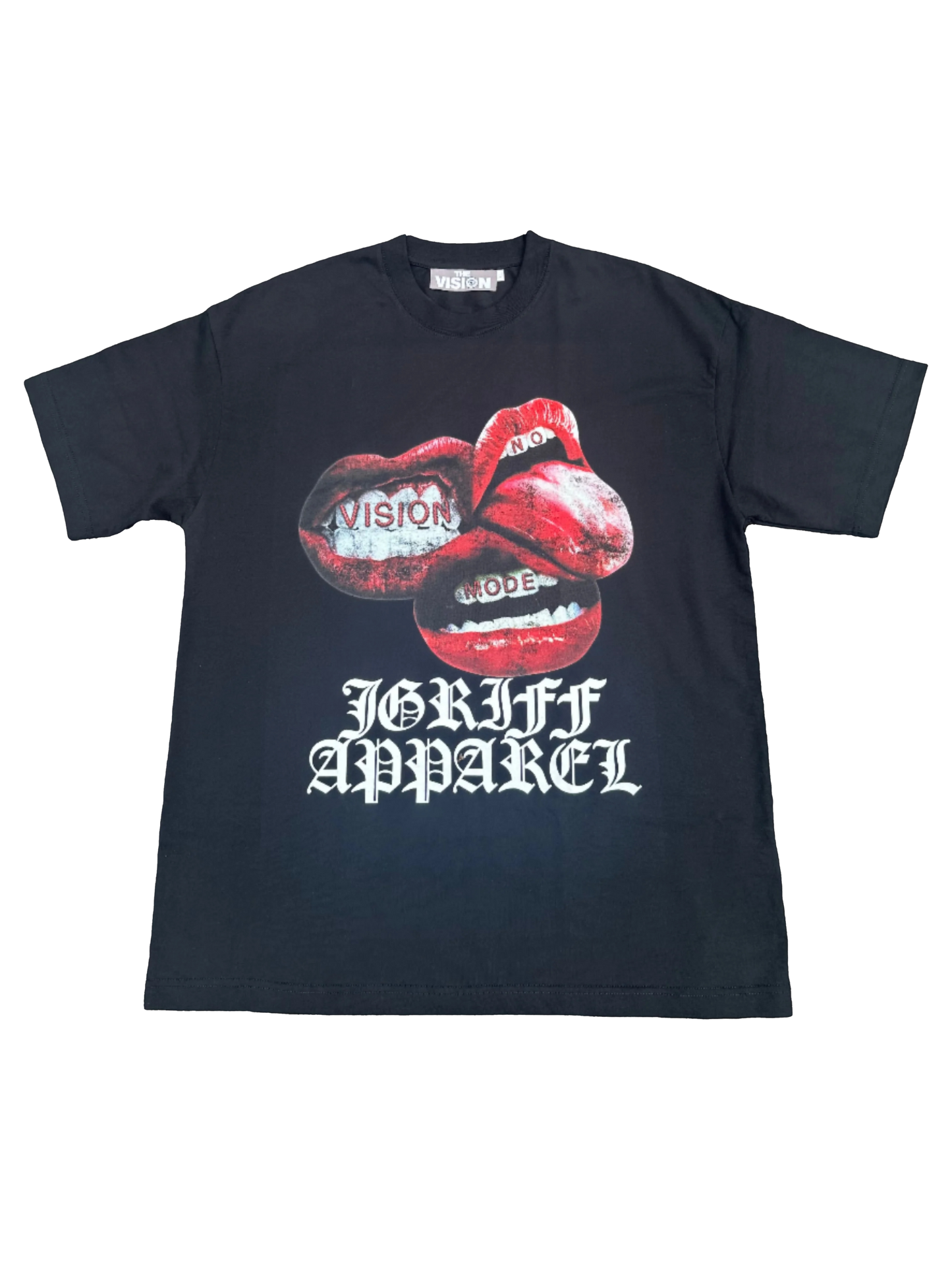 “NO VISION MODE” LIPS TEE