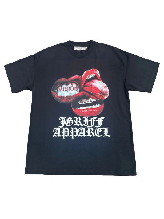 “NO VISION MODE” LIPS TEE